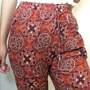 Boho slit pants